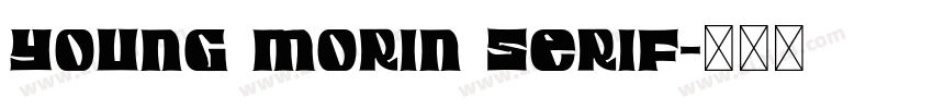 young morin serif字体转换